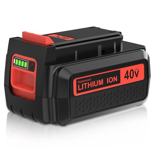 40 Volt MAX 3600mAh Lithium ion Replacement Battery Compatible with Black and Decker 40V Battery LBX2040 LBXR36 LBXR2036 LST540 LCS1240 LBX1540 LST136W 40V Cordless Power Tools Battery (Orange)