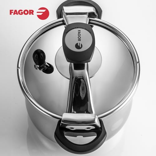 Fagor Clasica - Olla Express Rápida Tradicional 8L, Acero Inoxidable 18/10, Todo Tipo de Cocinas, Inducción, Mango Ergonómico, Fondo Termo-Difusor - imagen 8