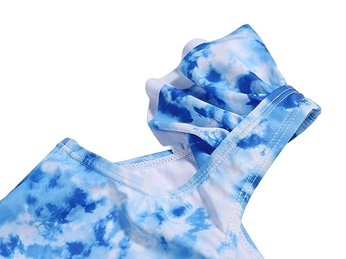 Image of LIZENS Girls Swimwear One Piece Swimsuit Toddler Cute Beach Bathing Suit