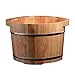 Produktbild Holzeimer Foot Spa Fußbad, Pediküre Tub Cedar Fußbad Barrel, glatt und zart Pedicure Barrels Pediküre Schüssel Spa-Massage for Füße Einweichen Fuß Badewanne, Spa, Sauna, Einweichen, Fußbad Haushalt Wa