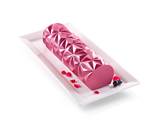 SILIKOMART 25.074.63.0065 Diamond BUCHE-Plastic Support and 2 Silicone mats, White