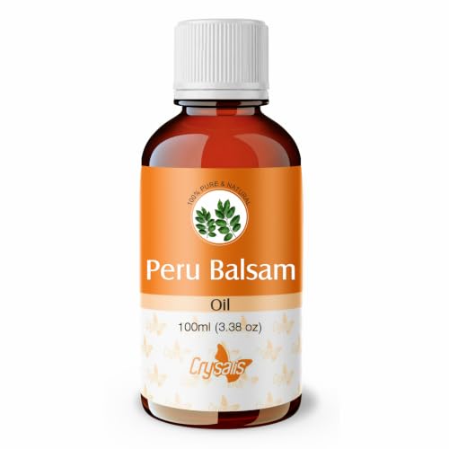 Image of Crysalis Peru Balsam (Myroxylon Balsamum) Oil |100% Pure & Natural Undiluted Essential Oil Organic Standard| Perfect & Used For Skin Care |Aromatherapy Oil| 100ml With Dropper