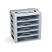 Produktbild Bosch Sortimo i-BOXX Rack | Mit 5 Fächern grau | Regal Werkzeugkoffer klein | Werkzeugaufbewahrung System | Ideal für i-BOXX 72 & LS-Schublade 72