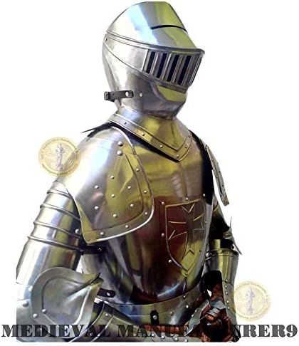 Armor Crusader Full Suit of Armor Medieval Wearable Knight Body Armor Halloween
