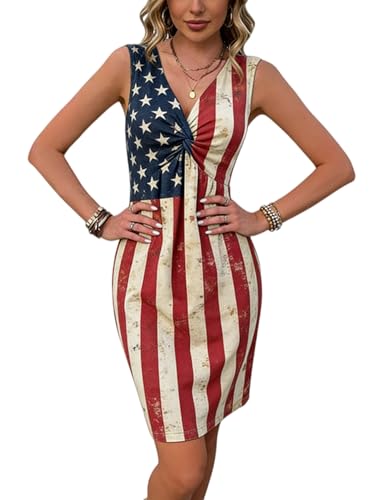 Image of LLHXRUI Sundresses for Women Sleeveless Boho Summer Dress Elegant Vacation Tank Dresses Casual Tunic Short Sun Dress