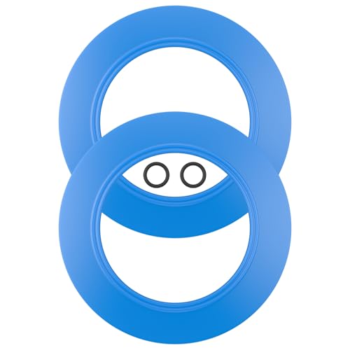 Flush Valve Seal for American Standard & Eljer Toilets Upgraded Silicone Material 7301111-0070A Replacement with O Rings - Compatible with Champion 4 and Eljer Titan 4 Models (2 Pack)