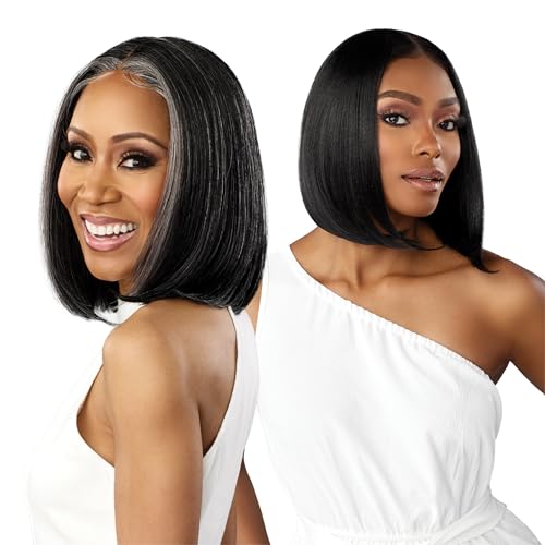 Sensationnel Dashly Lace Saltandpepper Wig-Sp Unit 1, HL280/44