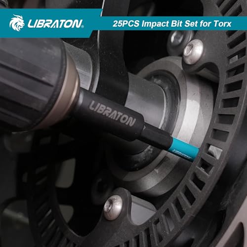 LIBRATON Lot de 25 Embouts Torx de Sécurité (T7-T40), Tournevis Inviolable Bit, Embouts Vis en S2 avec Extrémités Magnétiques (2.5cm et 5.1cm), Porte Embouts Magnétique et Boîte de Rangement – vue 8