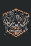  Kalender 2022 Harley Davidson Schwarz Adler Notizbuch Wochenplaner