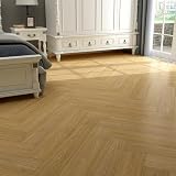 Yenhome 6'X36' Light Wood Peel and Stick Floor Tile Waterproof Bathroom Kitchen Vinyl Floor Tiles Peel and Stick Vinyl Flooring Self Adhesive Laminate Waterproof Flooring Planks (17Plank, 25.5 Sq.Ft)