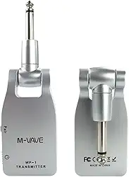 M-VAVE VEDO Sistema Sem Fio Profissional 2.4GHz para Guitarra e Baixo - Transmissão Digital 24bit/48KHz, Baixa Latência (<12ms), Alcance de 30m Bateria Recarregável 7.5h Compatível com Amplificadores