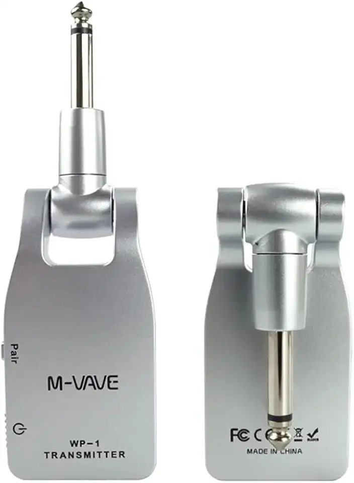 M-VAVE VEDO Sistema Sem Fio Profissional 2.4GHz para Guitarra e Baixo - Transmissão Digital 24bit/48KHz, Baixa Latência (<12ms), Alcance de 30m Bateria Recarregável 7.5h Compatível com Amplificadores