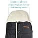 JJ Cole - Urban Bundleme, Canopy Style Bunting Bag to Protect Baby from Cold and Winter Weather in Car Seats and Strollers, Blackout, Toddler