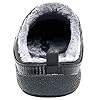 Gaatpot Hausschuhe Warme Gefüttert Herren Damen Clog Style Pantoletten rutschfeste Sliipper Geschlossen,Schwarz-Neu,EU44 #2