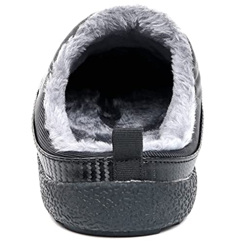 Miniatura 3 de Gaatpot Invierno Unisex Zapatillas De Casa Antideslizantes Cálido Fluff Pantuflas Zapatos De Casa Interior Suave Algodón Zapatilla Negro-Nuevo 40eu