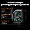DJI Mavic 4 Pro Combo Creator 512 GB con DJI RC Pro 2, drone con tripla fotocamera dotato di fotocamera Hasselblad da 100 MP con CMOS 4/3, volo fino a 51 minuti, tre batterie, hub di ricarica e altro
