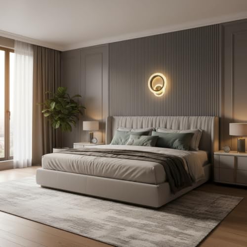 Image of Lyse Decor Wall Lights for Home Decoration LED Wall Light with 3 Color Modes, Easy Installation, Ideal for Modern Interiors, Bedroom, Living Room, Hallway, Office (1, WL85 O)