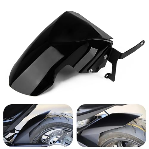 PSLER Motorrad Kotflügelschutzblech Hinten für Tmax 530 DX SX 2017-2019 TMAX 560 2020-2024 Hinterrad Spritzschutz Schutzblech Schmutzfänger Protektor Abdeckung Verkleidung Cowl(Schwarz Glänzend)