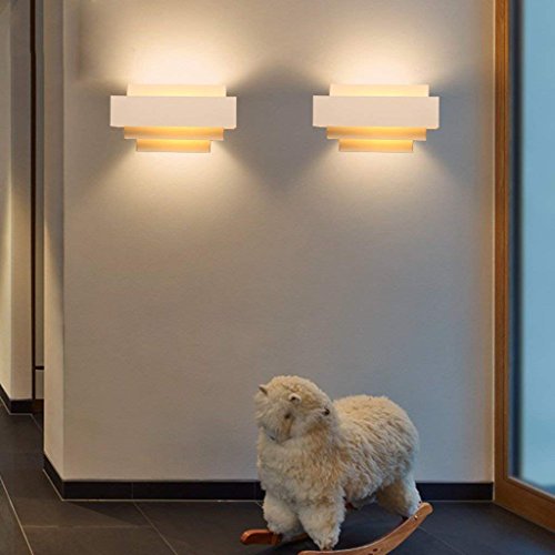 Lámpara de pared moderna de hierro GZ para pasillo y dormitorio 6