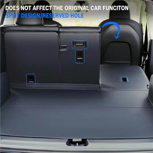 Tapis de protection de coffre pour Tesla Modèle Y imperméable et lavable - 3