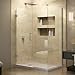 DreamLine SHEN-24500340 Unidoor Plus 50 x 34 3/8 Inch Hinged Shower Enclosure