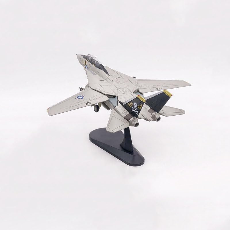 US F14 Military Aircraft Model 1/100 Scale Tomcat Fighter Jet Model, Alloy Simulation Diecast, VF-84, Military Airplane, Home Decor, Gift.