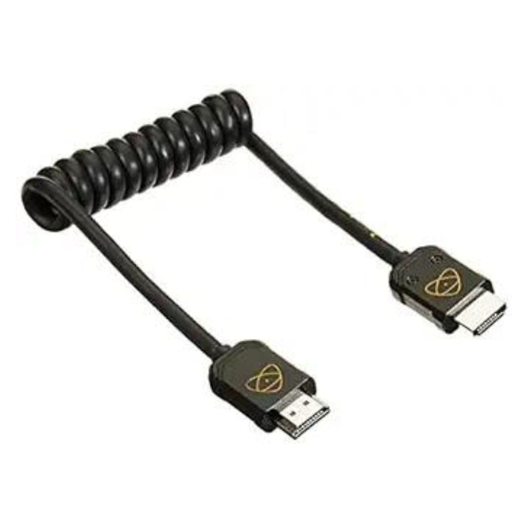 Atomos ATOM4K60C5 ATOMFLEX PRO HDMI 2.0 30cm Coiled Cable (Full To Full)