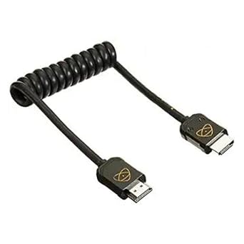 Atomos ATOM4K60C5 ATOMFLEX PRO HDMI 2.0 30cm Coiled Cable Full To Full