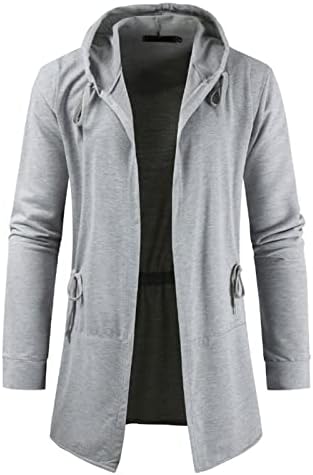 Winter Jackets for Men Hooded Long Sleeve Pocket Zipper Coat Lightweight Running Cycling Rain Jacket Winter Warm UP Thermal Softshell Cycling Jacket