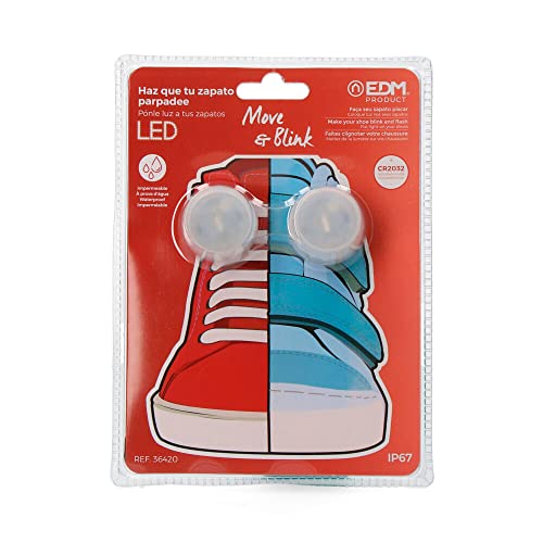 EDM 36420, lumières LED pour lacets chaussures mixte adulte, différentes couleurs, une taille Cover