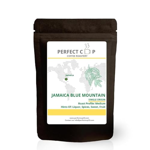 Jamaica Blue Mountain, 100% Certified Premium Coffee Beans, Single Origin, Various Regions, 250G Whole Beans, Roasted By perfectcup33