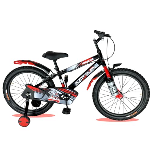 Image of BLACK SHARK Aqua Bikes for Kids Bike Brake | Bicycle for Boys & Girls | Frame | 90% Pre-Assembled |