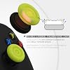 playvital Thumbs Cushion Caps Thumb Grips for ps5, for ps4, Thumbstick Grip Cover for Xbox Series X/S, Thumb Grip Caps for Xbox One, Elite Series 2, for Switch Pro - Bright Green & Robot White