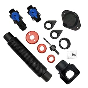 EarthMinded DIY Rain Barrel Diverter and Parts Kit – Water Collection System To Convert Containers into Rain Barrels – Catch Rain Water for Outdoor Chores – RBK-0001
