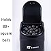 Siboasi Squash Ball Machine Training Feeder Automatic Cannon Ball Machine for Squash Portable Ball Feeding Serving Machine Trainer with Internal Battery and Remote Control Sports S336A