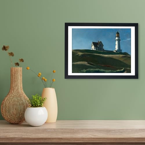Lighthouse Hill Edward Hopper affiche encadrée Spiffing Prints idée cadeau idéal - 3