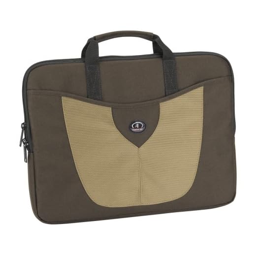 Tamrac Borsa Superleggera per PC con Schermo Fino a 15.4 Pollici, Marrone
