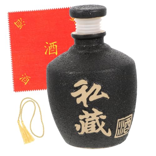 Veemoon Bouteille de Pendaison de Crémaillère Plusieurs styles D' Vide Scellée en Faïence Simple 0,5 Kg, Solide et Résistante, Maison Présents