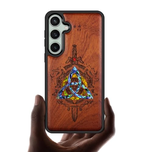 Étui Samsung S23 FE en bois et nacre pour sublimer votre style au quotidien