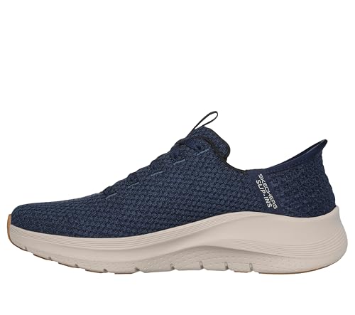 Skechers Men's Slip-ins: Arch Fit 2.0-Look Ahead Knit Lace Up Slip On Sneakers, Navy, 11.5