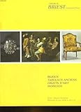 1 CATALOGUE DE VENTE AUX ENCHERES   BIJOUX ARGENTERIE, TABLEAUX ANCIENS, MARINES DU 19° SECLE (COLLECTION D'UN AMATEUR), ARMES, OBJETS D'ART, MOBILIER