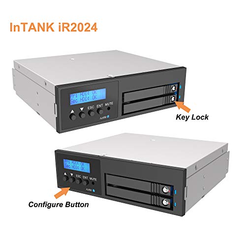 Electronikz RAIDON iR2024 (1 CDROM Bay for 2x2.5 HDD/SSD Internal