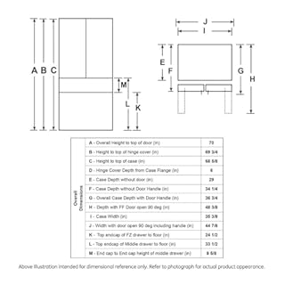 GE Profile PVD28BYNFS 36" 4-Door French Door Refrigerator with 27.6 cu. ft. Total Capacity in Fingerprint Resistant Stainless Steel