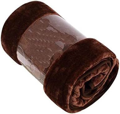 De Lavish Faux Fur Throw Blanket King Size KingSize For Bed Sofa 3 Seater Extra Large Plain Soft Warm Large Luxury Mink 200 x 240 Cm Throw, Black