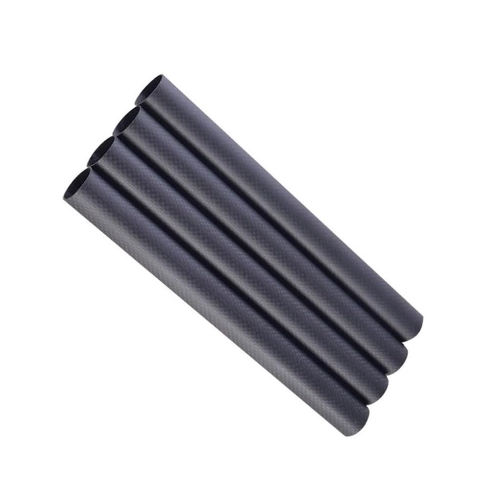 Tubo de fibra de carbono Tubos de fibra carbono mate 3K 500 mm, diámetro exteri0r 6-40, alta resistencia, for accesorios drones (2 unidades)(40x36x500mm)