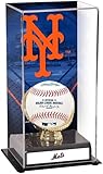 New York Mets Sublimated Display Case with Image - Baseball Logo Display Cases ''Case Only''