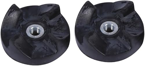 Miniatura 7 de AUNMAS Engranajes transparentes negros, piezas de repuesto 2 engranajes de goma de hoja y 2 engranajes superiores de base de motor para Magic 250w