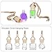 Fasmov 100 Pcs Hanging Car Air Freshener Diffuser, 10ml/8ml/5ml Empty Clear Glass Essential Diffuser Oil Aromatherapy Fragrance Perfume Pendant Glass Vials with Wooden Caps Lanyard, 5 Assorted Style