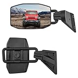 JOYTUTUS Wrangler Mirrors Doors Off Compatible with Wrangler JK TJ 1997-2018, Easy-Install Quick Release No Vibrate & Wobble Wrangler Doorless Side Mirrors for Safe Doors Off Driving (Not Fit JL)