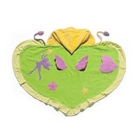 Kidorable Girls Fairy Towel, Green, Size Newborn to 2 Years